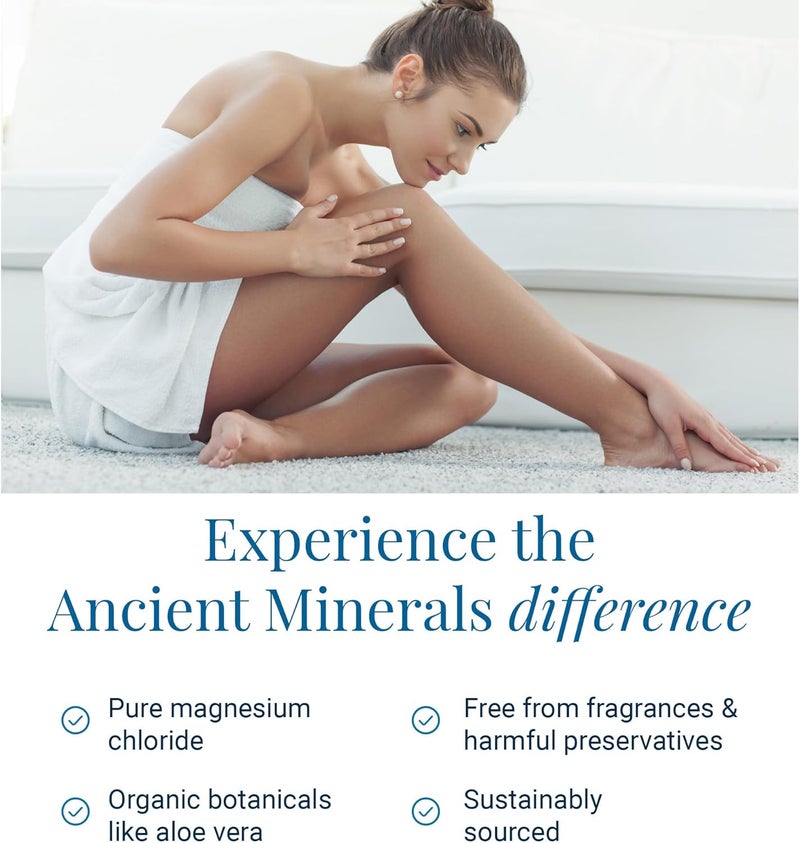 Ancient Minerals Magnesium Gel with Aloe Vera - 8oz Topical Magnesium Gel for Sports Recovery and Massage Therapy - Image 4