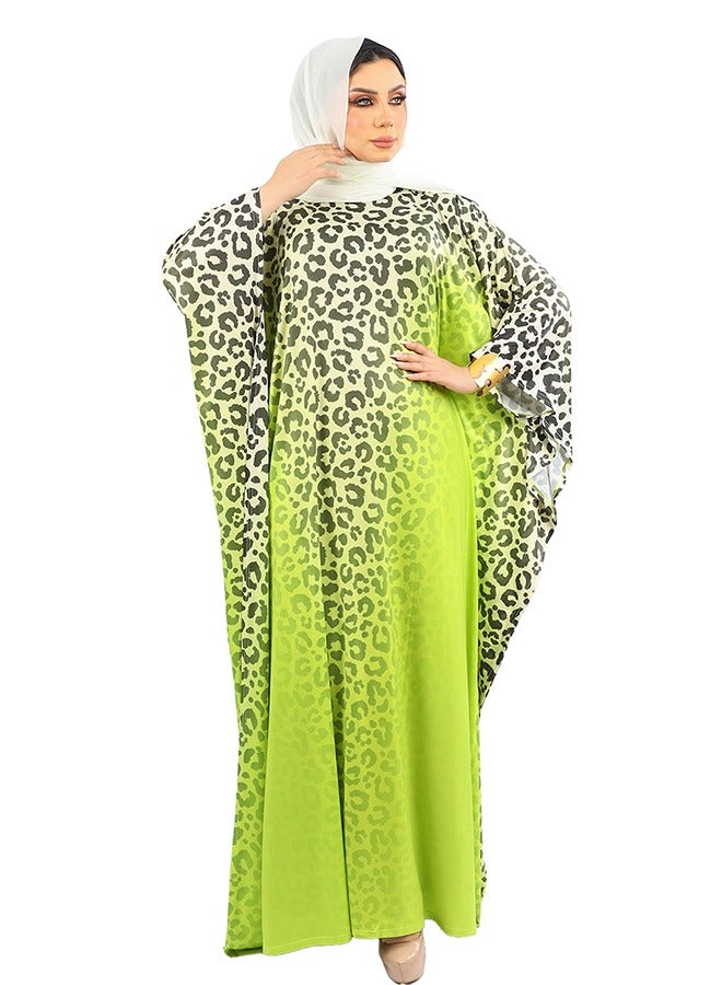 Zmurud Jersey Jalabiya- printed  - Image 2