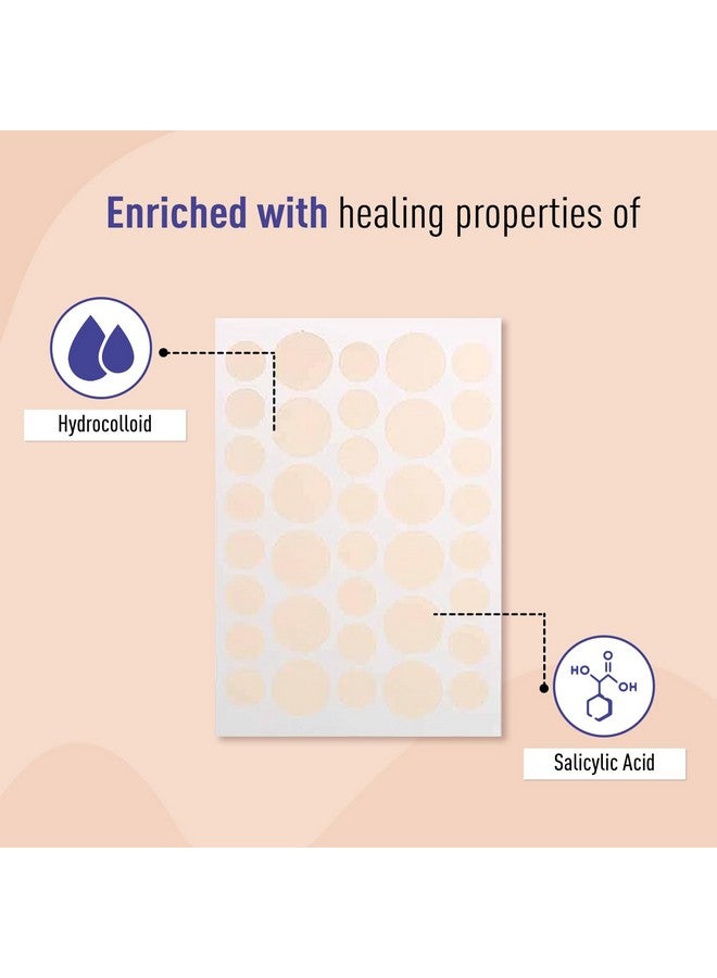 Sirona Anti Acne Pimple Patches For Face 72 Dots With 0.5% Salicylic Acid | Invisible Facial Stickers Cover With 100% Hydrocolloid Waterproof Patches | For Active Surface Acne - Image 5