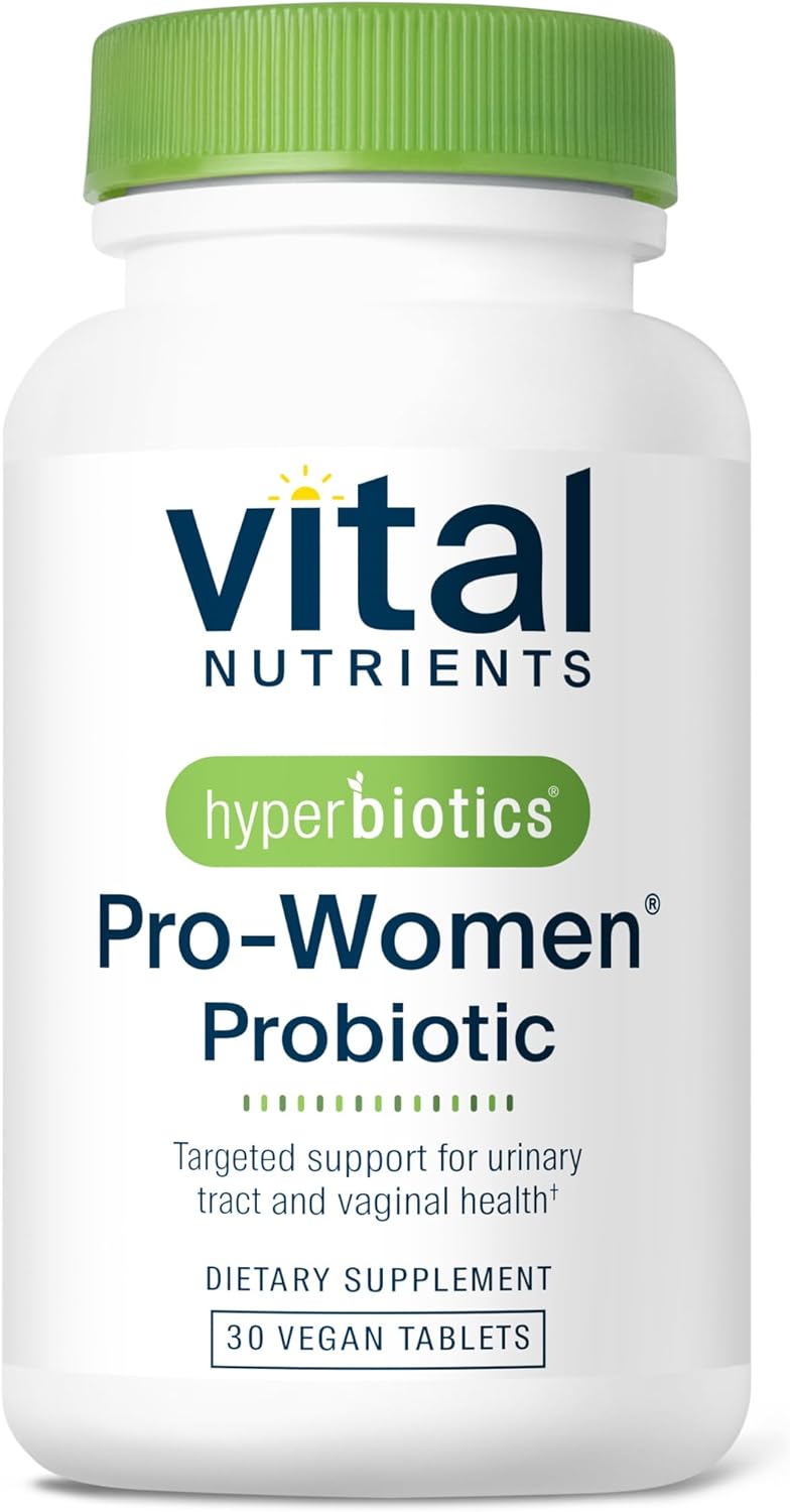 Hyperbiotics Vital Nutrients Pro Women Probiotics for Women  Vaginal Probiotics for PH Balance  Oral Probiotic for Vaginal Health and Urinary Tract Health  6 Targeted Strains  30 Vegan Tablets - Image 1