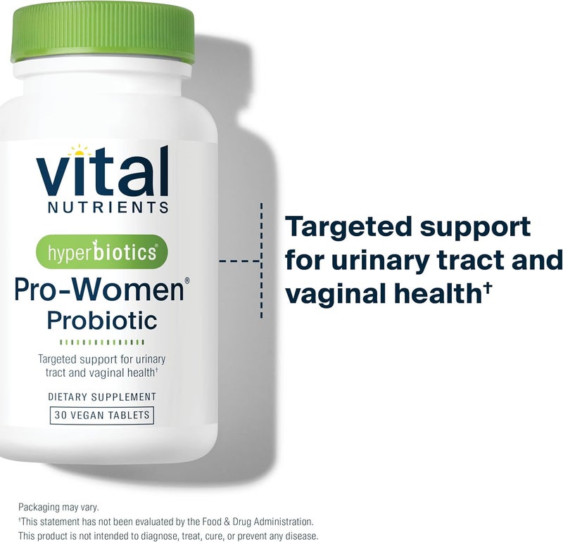 Hyperbiotics Vital Nutrients Pro Women Probiotics for Women  Vaginal Probiotics for PH Balance  Oral Probiotic for Vaginal Health and Urinary Tract Health  6 Targeted Strains  30 Vegan Tablets - Image 4