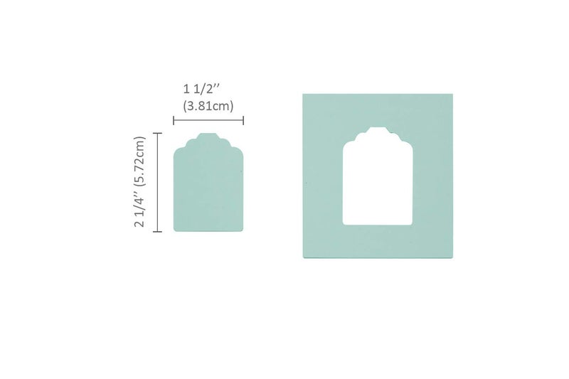 BiraBira Bira 2.5 inch Price Tag Lever Action Craft Punch for Paper Crafting Scrapbooking Cards Arts(2.5 inch Price Tag Punch Measured diagonally - Image 2