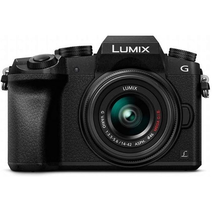 rayihni LUMIX G7 4K Digital Camera, with 14-42mm Mega O.I.S. Lens, 16 Megapixel Mirrorless Camera, 3-Inch LCD, DMC-G7KK (Black) | 16MP Micro Four Thirds Sensor, 4K Video and 4K Photo, 14-42mm F3.5-5.6 Mega O.i.s. Kit Lens, 3 Tilt Touchscreen - Image 1