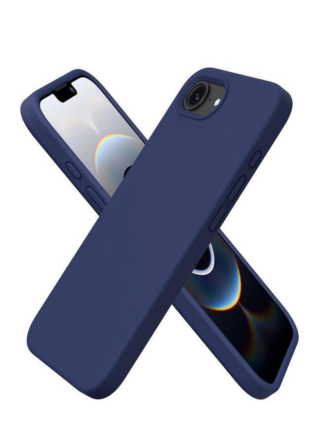 DUSALA iPhone 16e Case Cover Premium Silicone with Soft Microfiber Lining Anti-Scratch Shockproof Protective Phone Cover for iPhone 16e 6.1-inch - Image 1