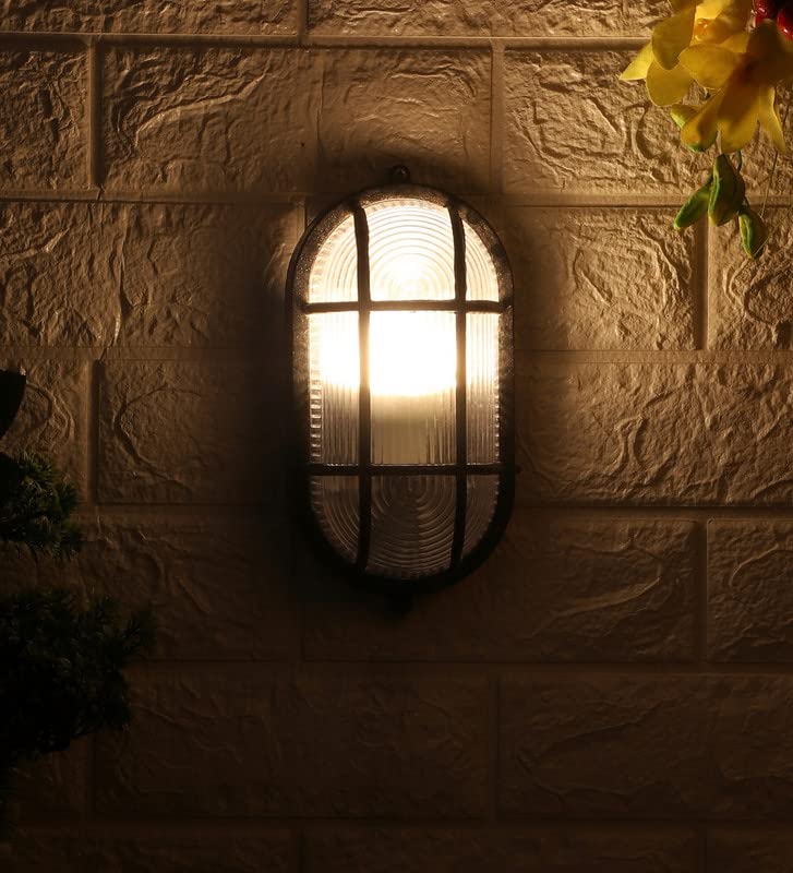 ELIANTE Plastic Outdoor Wall Light Black for Living Room Bedroom Dining Room Kitchen by Jainsons Lights - Image 3