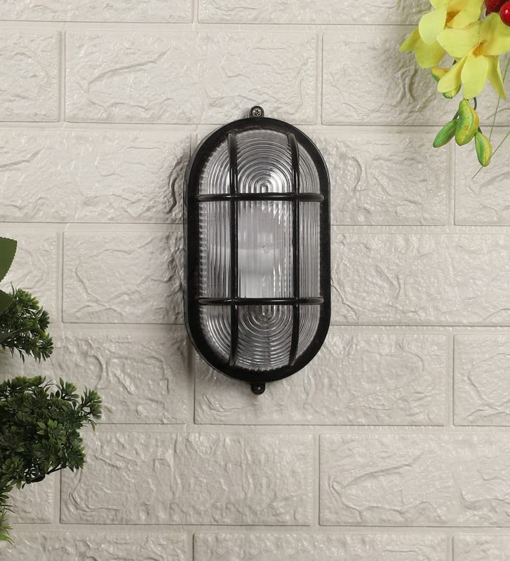 ELIANTE Plastic Outdoor Wall Light Black for Living Room Bedroom Dining Room Kitchen by Jainsons Lights - Image 2
