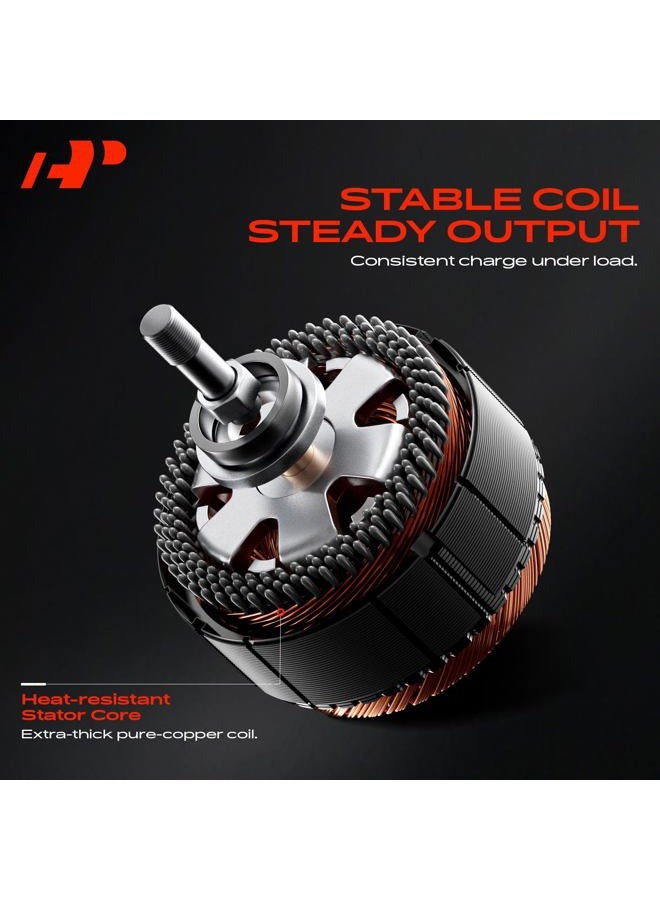 A-Premium Alternator Compatible with Honda Civic 2006 2007 2008 2009 2010 2011 1.8L 80A 12V CW 7-Groove Pulley - Image 3