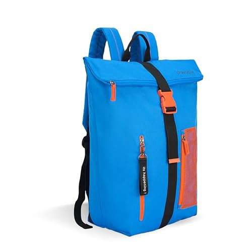 Provogue Metro Drift 30 litres everyday backpack for men and women in Dripline Blue, premium fabric, stylish contemporary daily use outdoor bag | Adjustable Strap | Buckle Closure - Image 1