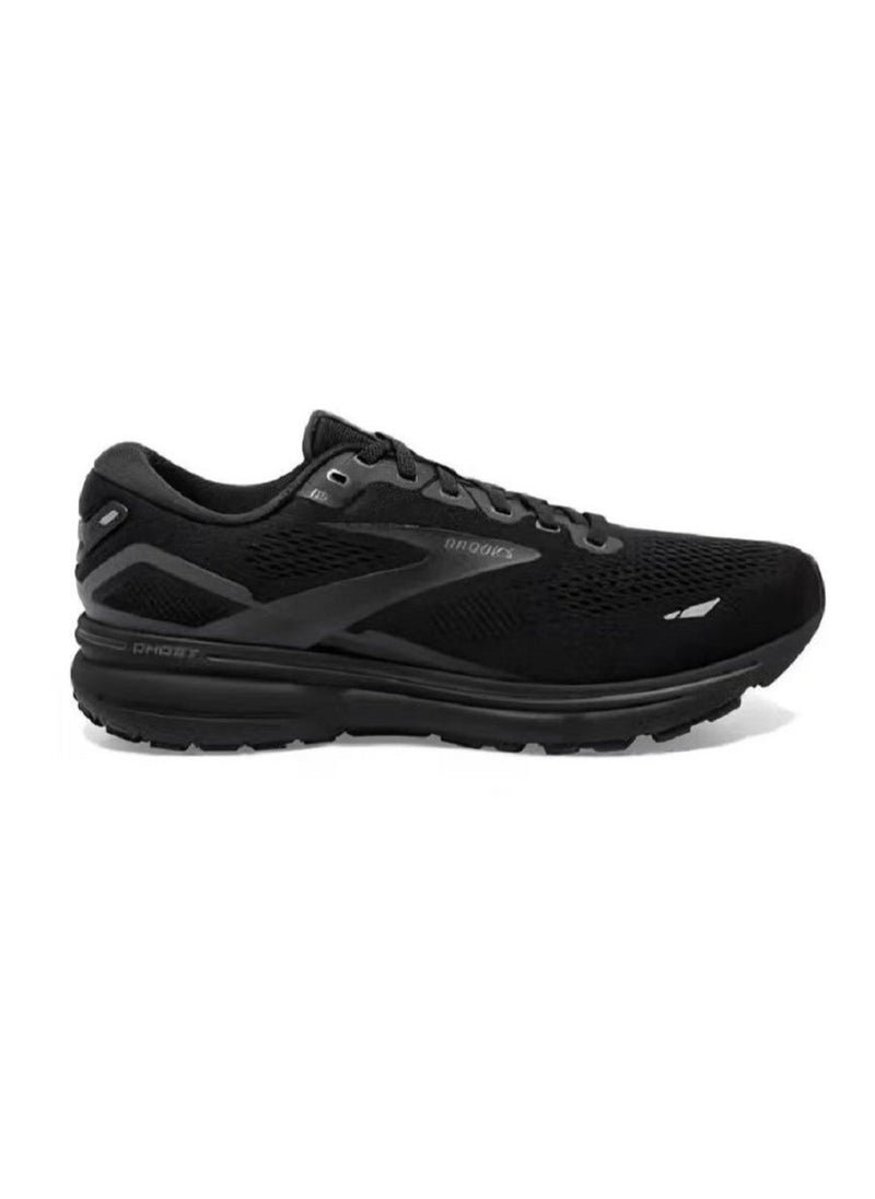Brooks 【Back To School】Ghost 15 Cushioning Professional Men and Women  Running Shoes Pure Black  - Image 1