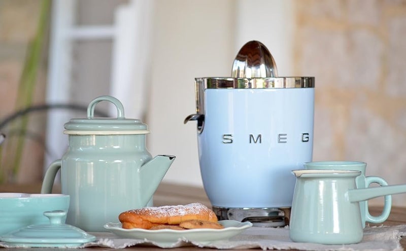 Smeg CJF11PBUK, 50'S Retro Style Aesthetic Citrus Juicer 70 W CJF11PBUK pastel blue - Image 1