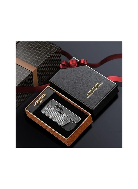 A luxurious imported classic lighter, made of heavy, durable, high-quality metal