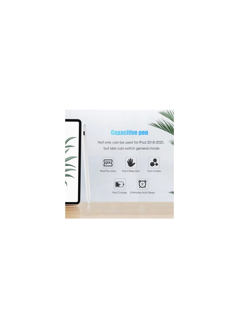BRANDTECH - Active Stylus Pen White Compatible with Android, IOS, Windows. - Image 1