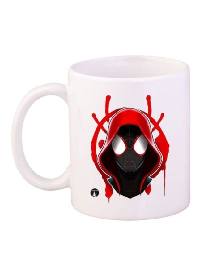 RYN فنجان قهوة مطبوع سبايدرمان أبيض/أحمر/أسود