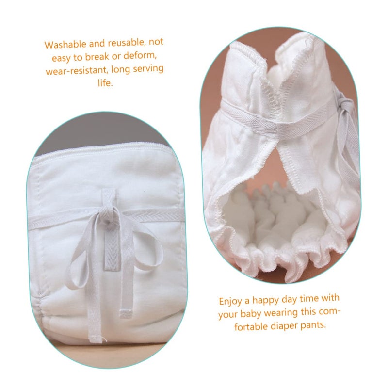 Reusable Cotton Diaper Training Pants for Boys Girls Washable Soft Comfortable Newborn - Image 5