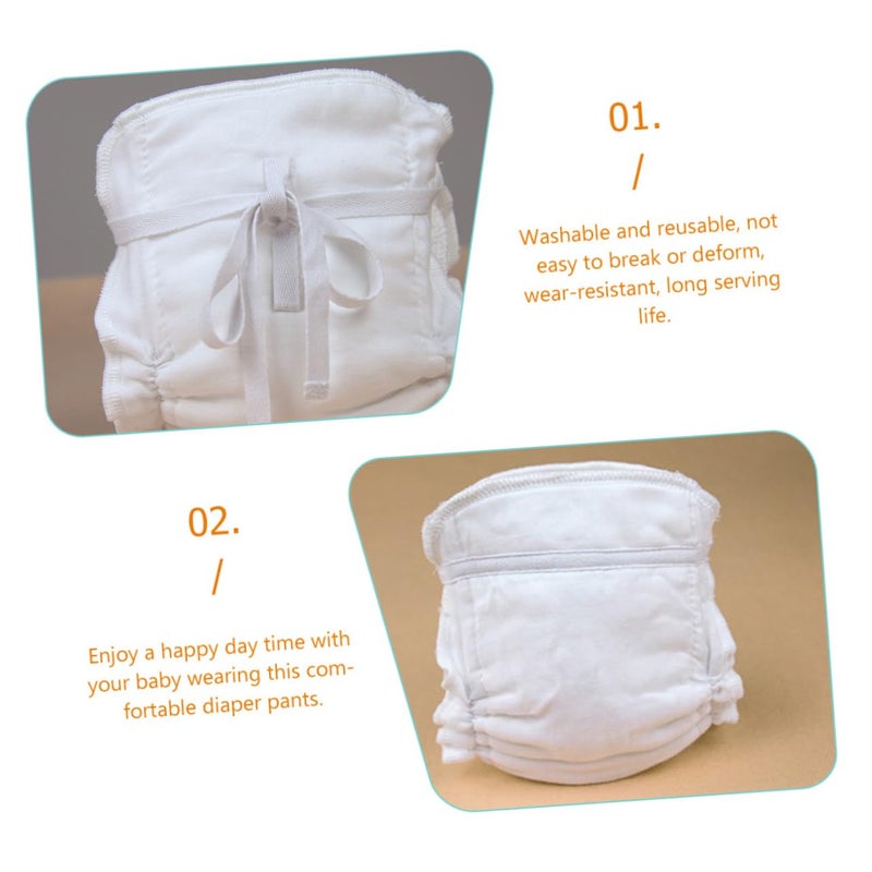 Reusable Cotton Diaper Training Pants for Boys Girls Washable Soft Comfortable Newborn - Image 3
