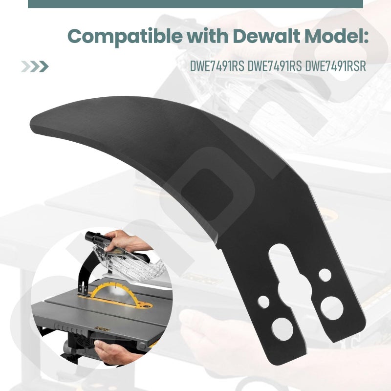 Ohoho N506855 Table Saw Riving Knife for Dewalt DWE7491RS DWE7491RS DWE7491RSR - (Not suitable for DWE7485) Black - Image 5