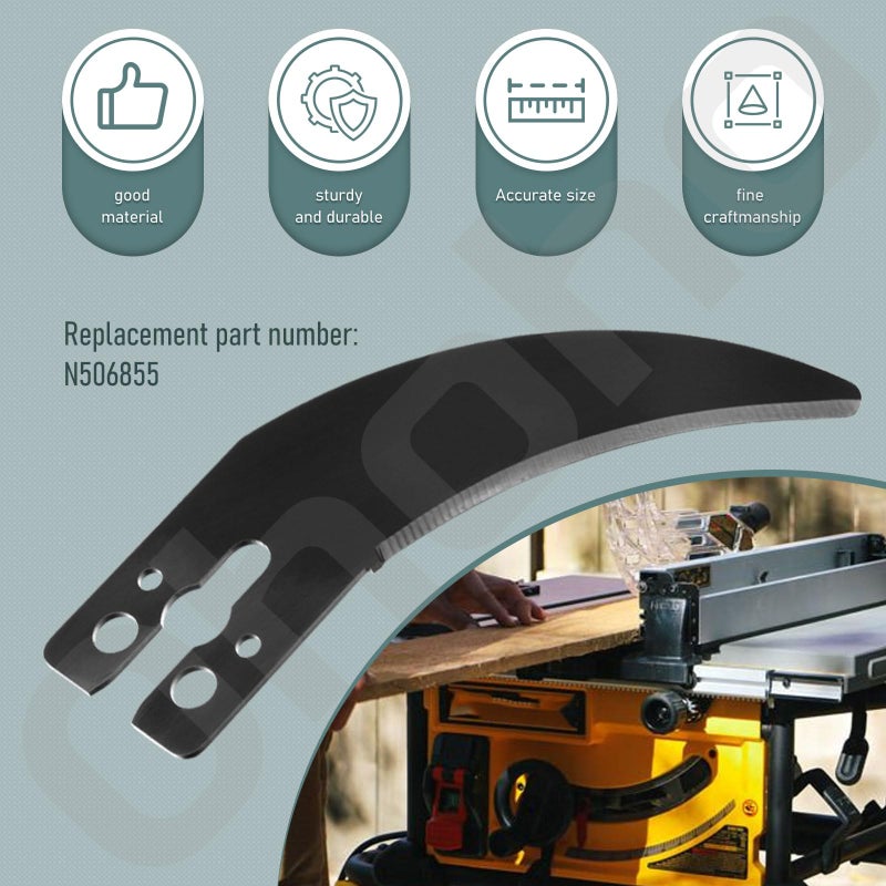 Ohoho N506855 Table Saw Riving Knife for Dewalt DWE7491RS DWE7491RS DWE7491RSR - (Not suitable for DWE7485) Black - Image 4
