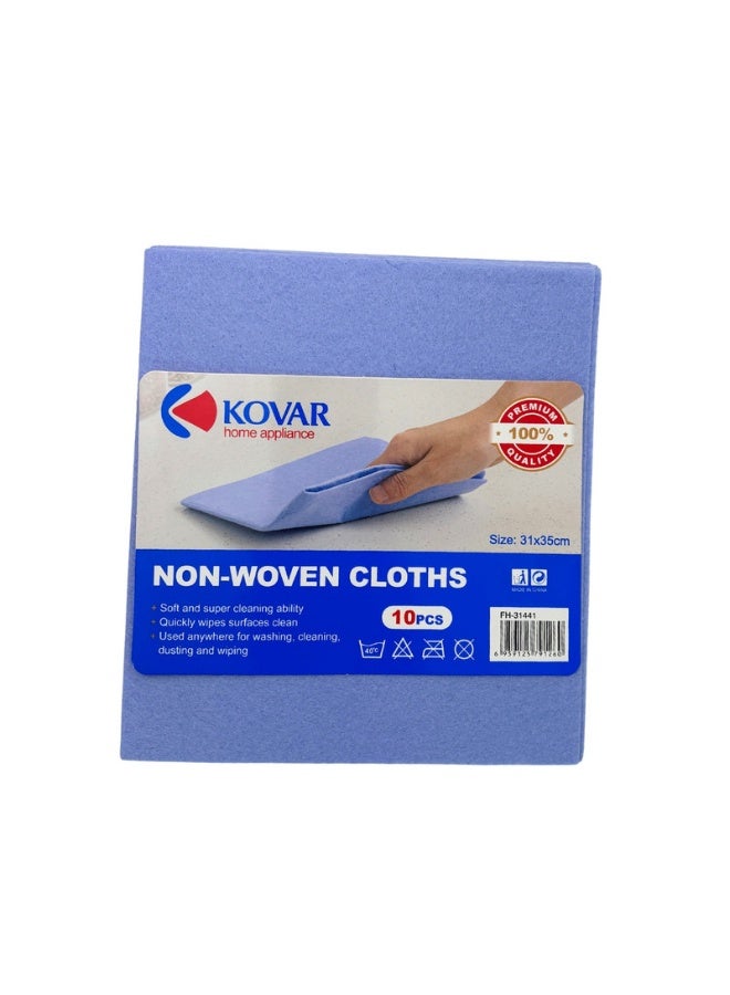 KOVAR Reusable Cleaning Cloths – Super Absorbent, Durable, Eco-Friendly Microfiber Towels for Home, Kitchen, and Car, Machine Washable, Multipurpose Cleaning Cloths for Dusting, Wiping, Polishing & Scrubbing-10 PCS - Image 1