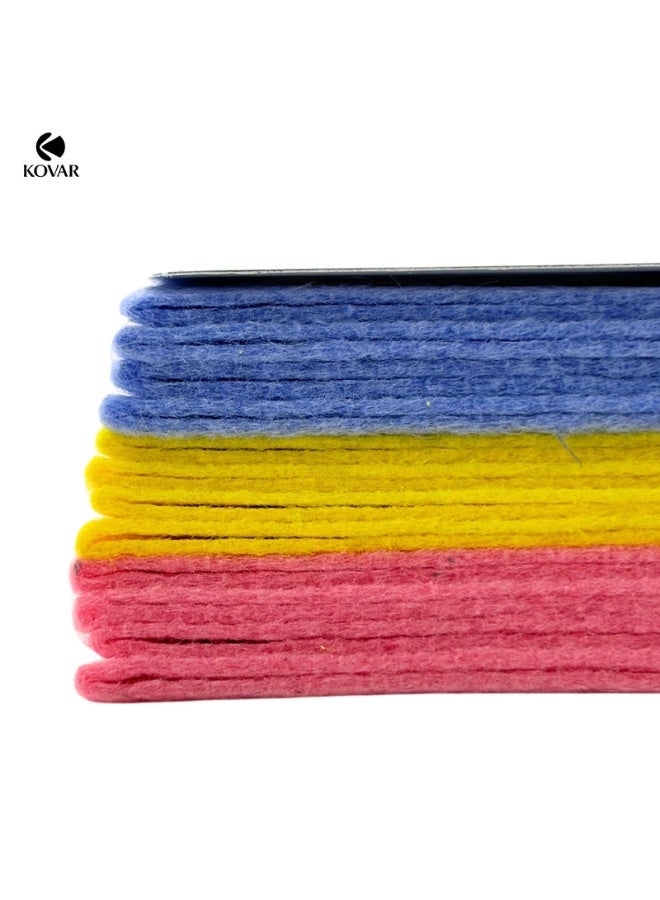 KOVAR Reusable Cleaning Cloths – Super Absorbent, Durable, Eco-Friendly Microfiber Towels for Home, Kitchen, and Car, Machine Washable, Multipurpose Cleaning Cloths for Dusting, Wiping, Polishing & Scrubbing-10 PCS - Image 3