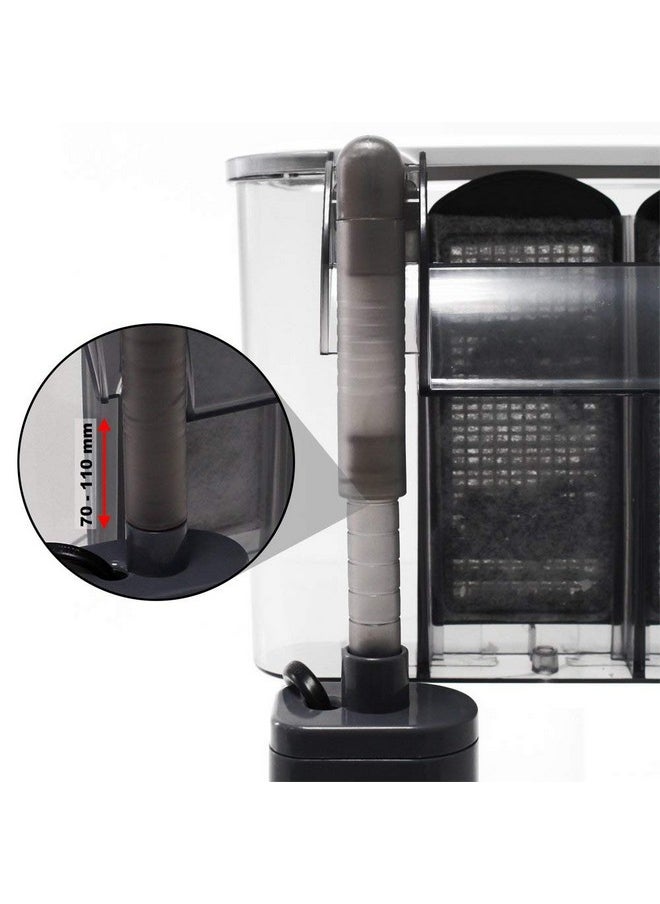 VAYINATO VAYINATO SOBO WP Series Slim Hanging Filter with Shrimps Safe Sponge for Aquarium Fish Tank (WP-308H | 5.8w | 580L/H) | Suits Upto 2.5 Feet Aquarium  - Image 4