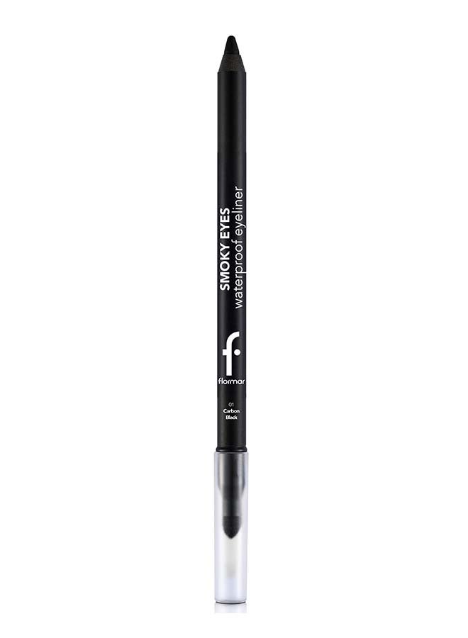 flormar Smoky Eyes Waterproof Eyeliner 001 Carbon Black - Image 2