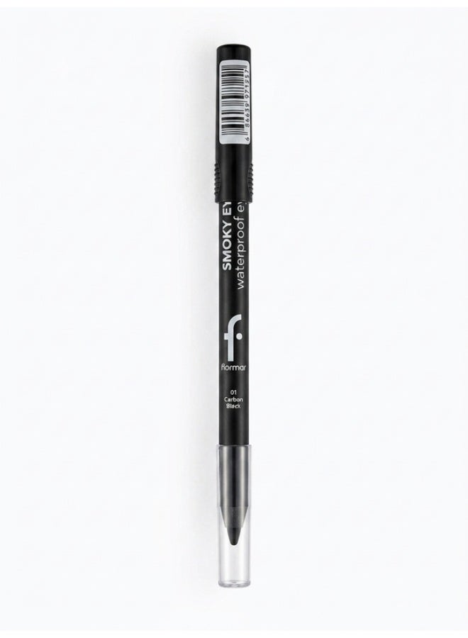flormar Smoky Eyes Waterproof Eyeliner 001 Carbon Black - Image 1