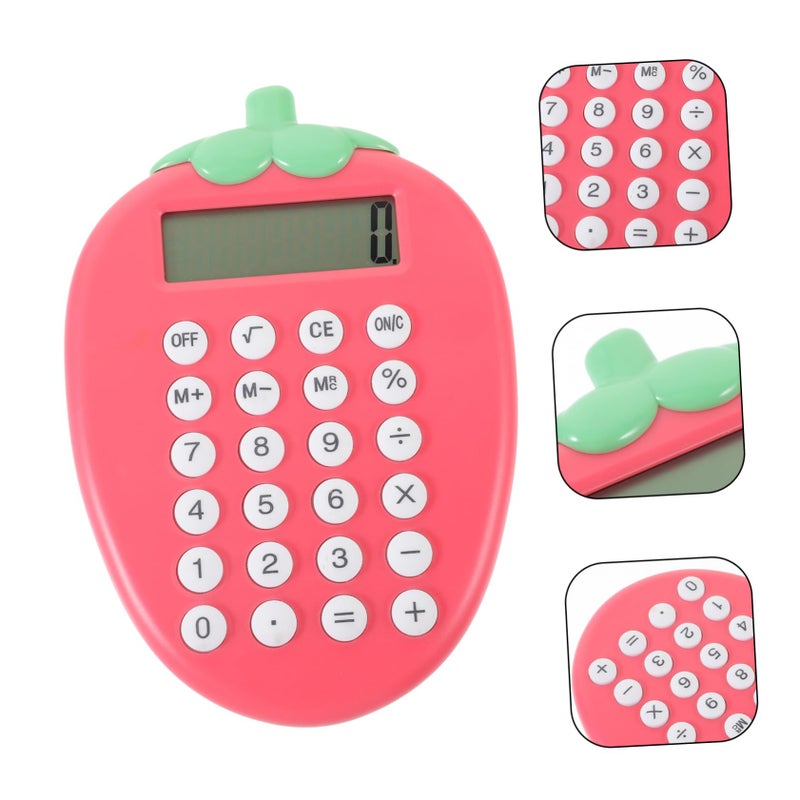 Solar Powered Handheld Calculator Office Counting Tool with Large Display - Image 3