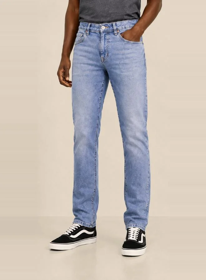 تايك تو Men Regular Fit Mid Rise Jeans By Falcon