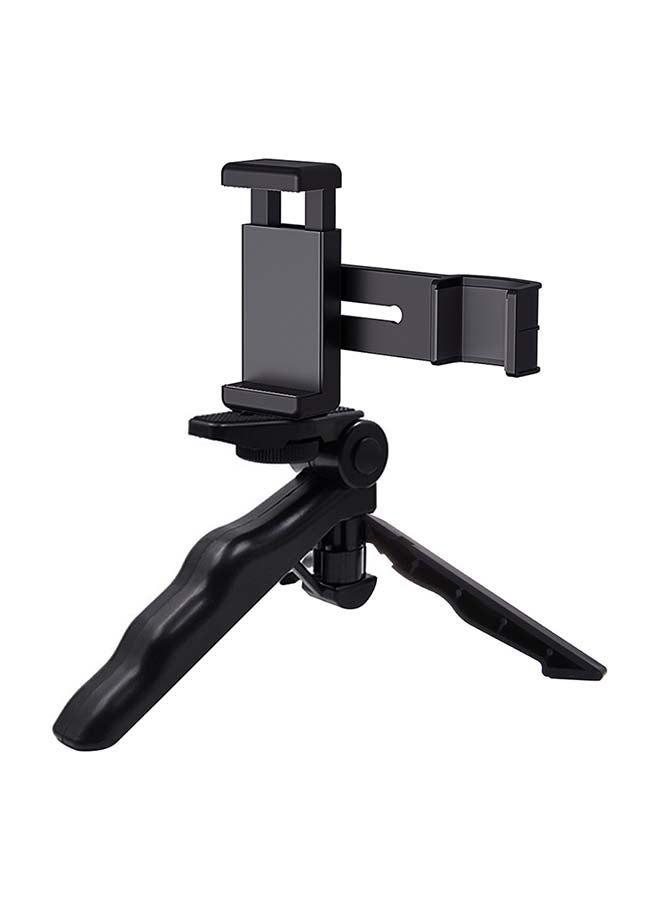 NIBEMINENT Smartphone Fixing Clamp Mount Bracket With Detachable Tripod Black - Image 1