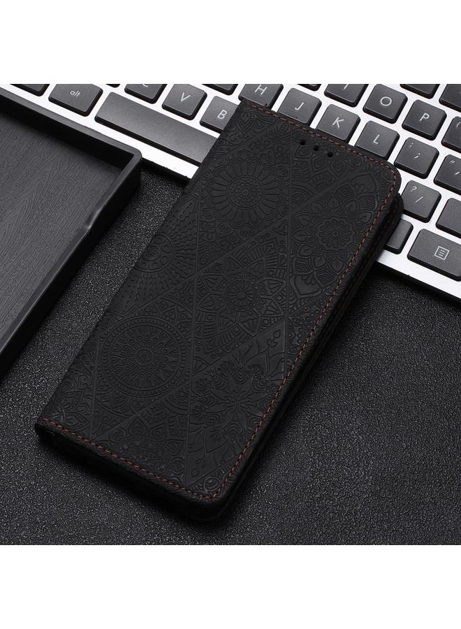 S-TOP Case For Samsung Galaxy A55 Ethnic Embossed Adsorption Leather Phone Case - Image 2