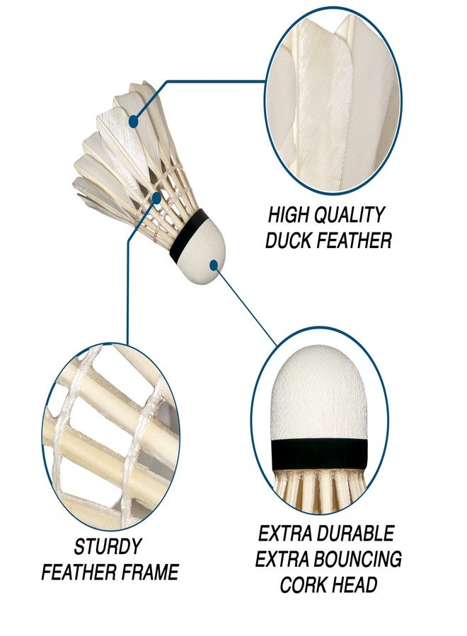 Vinex Badminton Duck Feather Shuttlecock - Victorie, 1 Pack of 12 pcs, Duck Feather Shuttlecock - Image 2
