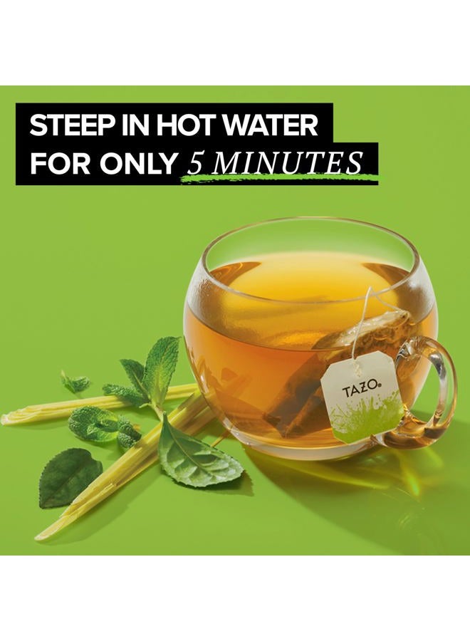 TAZO Organic Zen Green Tea, Caffeinated Tea with Refreshing Lemongrass & Spearmint, 36 Total Bags - Image 5