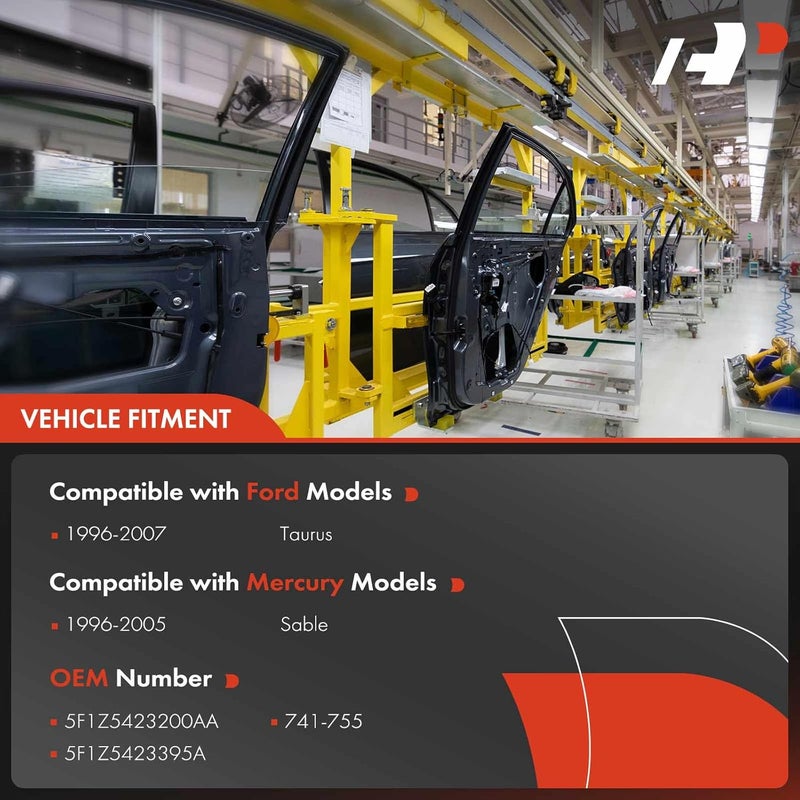 A-Premium Power Window Regulator and Motor Assembly for Ford Taurus 1996-2007, Mercury Sable 1996-2005 - Front Left Driver Side - Image 3