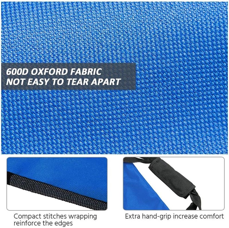 Yaheetech 6-seat Portable Folding Chair with Back for Outdoor Activities Sport Camping Beach, Space Saving, Lightweight and Carrying Bag - Image 3