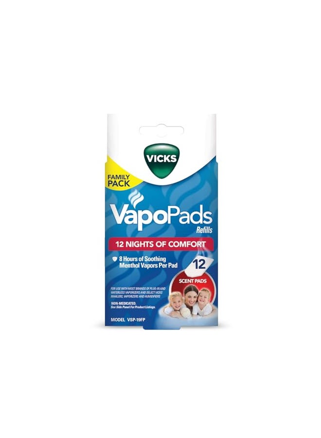 Vicks Vapo Pad Family Pack, 12 Count - Image 1