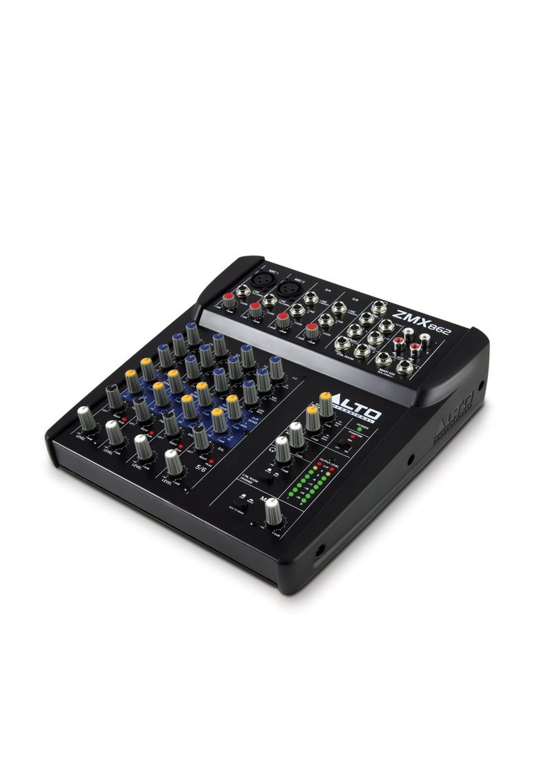 Alto Professional Alto Professional ZMX862 Zephyr Series 6-Channel Compact Sound Reinforcement Mixer  - Image 2