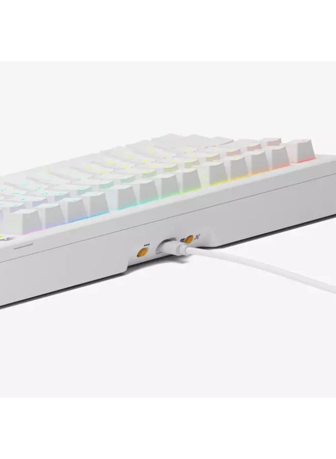 Glorious KEYBOARD GLORIOUS GMMK3 75% PREBUILT WIRED MECHANICAL WHITE GMMK3-75-PB-FOX-W-WHT-US - Image 3