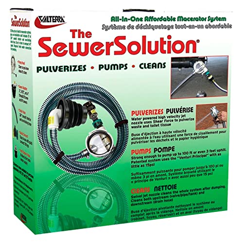 Valterra SS01 RV SewerSolution Drainage Kit with 10 Hose and Accessories - Image 1