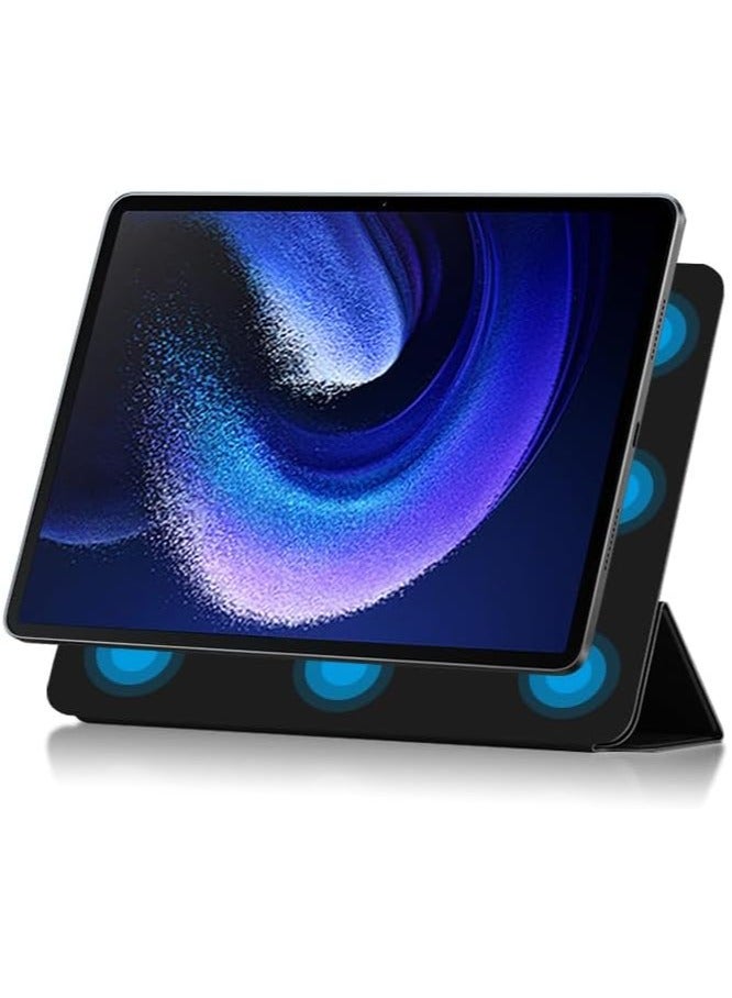 general Xiaomi Mi Pad 6 Max Double-sided Magnetic Case, 14-inch Buckle Protection Case for Mi Pad 6 Leather Case - Image 4