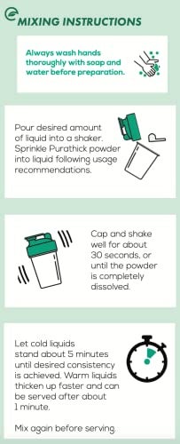 Purathick Natural Thickener, 4.4 oz, Thickens Hot and Cold Liquids for People with Dysphagia - Image 4