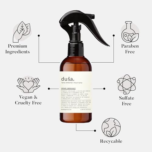 Dusa Baies Room Spray - 4 fl oz - Ultimate Home Fragrance, Bed Room Essentials & Soothing Fabric - Natural Air Freshener & Linen Mist for Home - Eco-Friendly Odor Eliminator w/Aromatherapy - Image 2