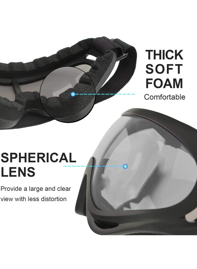 Glasses Set of 2 - Dirt Bike ATV Motocross Anti-UV Adjustable Riding Offroad Protective Combat Tactical Military Goggles - Image 4