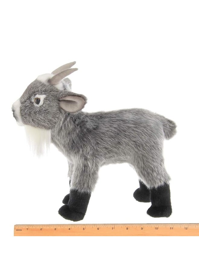 Bearington Collection Bearington Garret Plush Gray Goat Stuffed Animal, 12 Inches  - Image 3