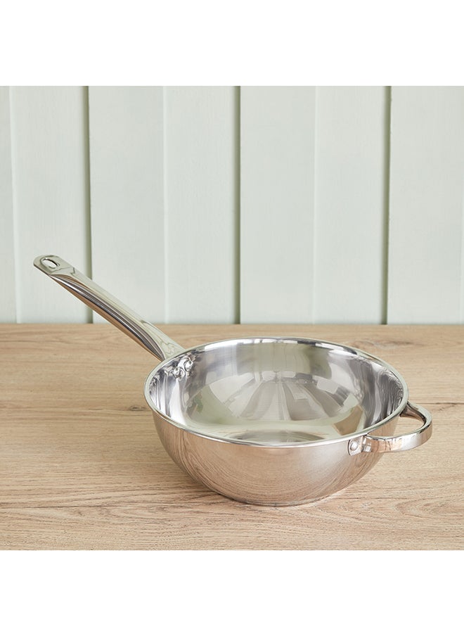 Home Box Stilo Stainless Steel Wok 26 x 9 x 26 cm  - Image 1