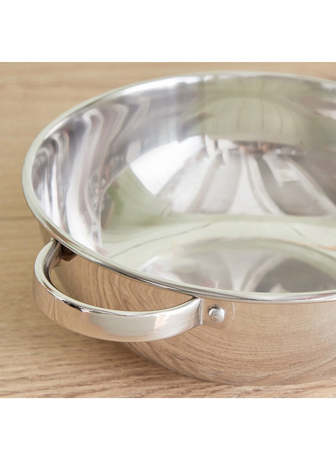 Home Box Stilo Stainless Steel Wok 26 x 9 x 26 cm  - Image 3