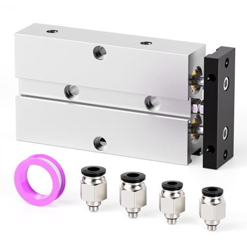 TAILONZ PNEUMATIC 10mm Bore 100mm Stroke Double-Rod Double-Acting Aluminum Pneumatic Air Cylinder TN10-100 - Image 1