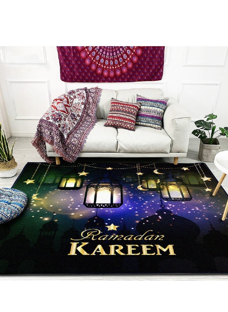 شاربدو سجادة أرضية عصرية لغرفة الطعام وغرفة النوم، مقاس 140*200 سم. - Image 1