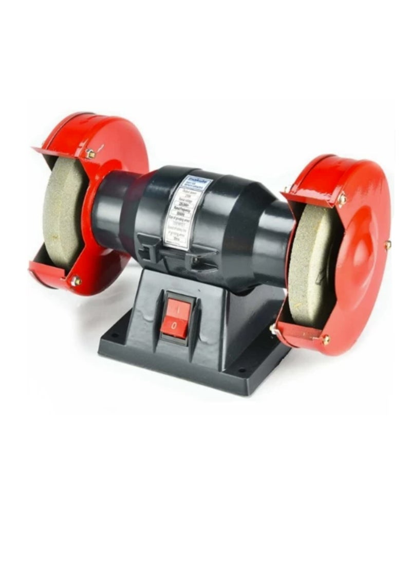 makute 125mm Mini Bench Grinder  Bench Grinder Polisher with 250W 3000rpm Variable Speed for metal plastic wood grinding and polishing deburring, rust removal, shaping parts and cleaning  (SIST-125)  - Image 1