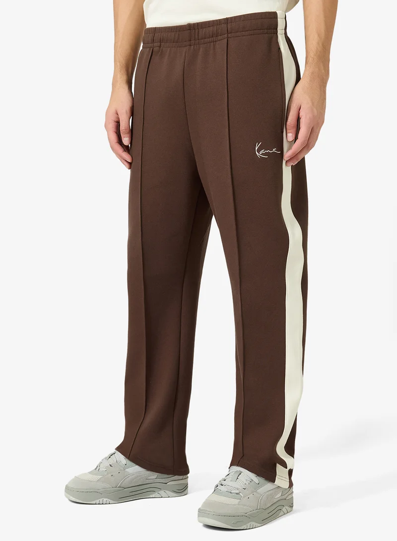 كارل كاني بنطلون رياضي مخطط بشعار