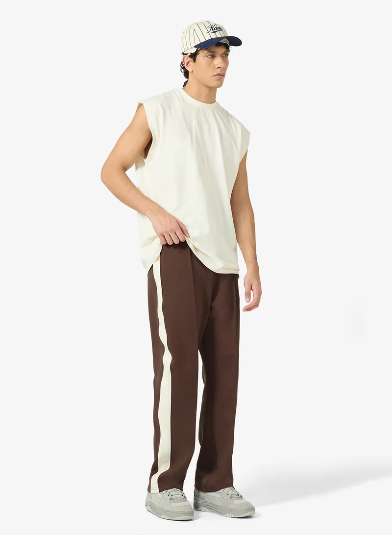 كارل كاني بنطلون رياضي مخطط بشعار